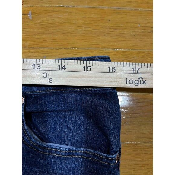 Cherokee Jeans Womens Size 16 Plus Blue Mid Rise Straight Denim - Picture 7 of 7